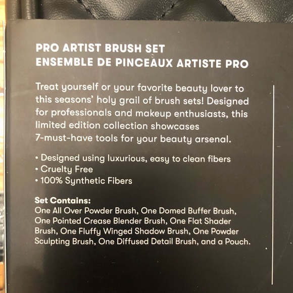 QUO: Limited Holiday Edition Pro Brush Set - 7 Synthetic Cruelty-Free Makeup - Picture 8 of 8